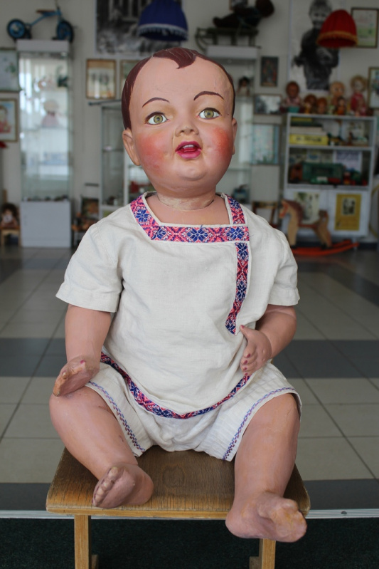 Кукла ручной работы. Папье-маше. 1930 – 1940 гг.